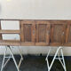 Shelf / vintage sideboard mailbox wooden