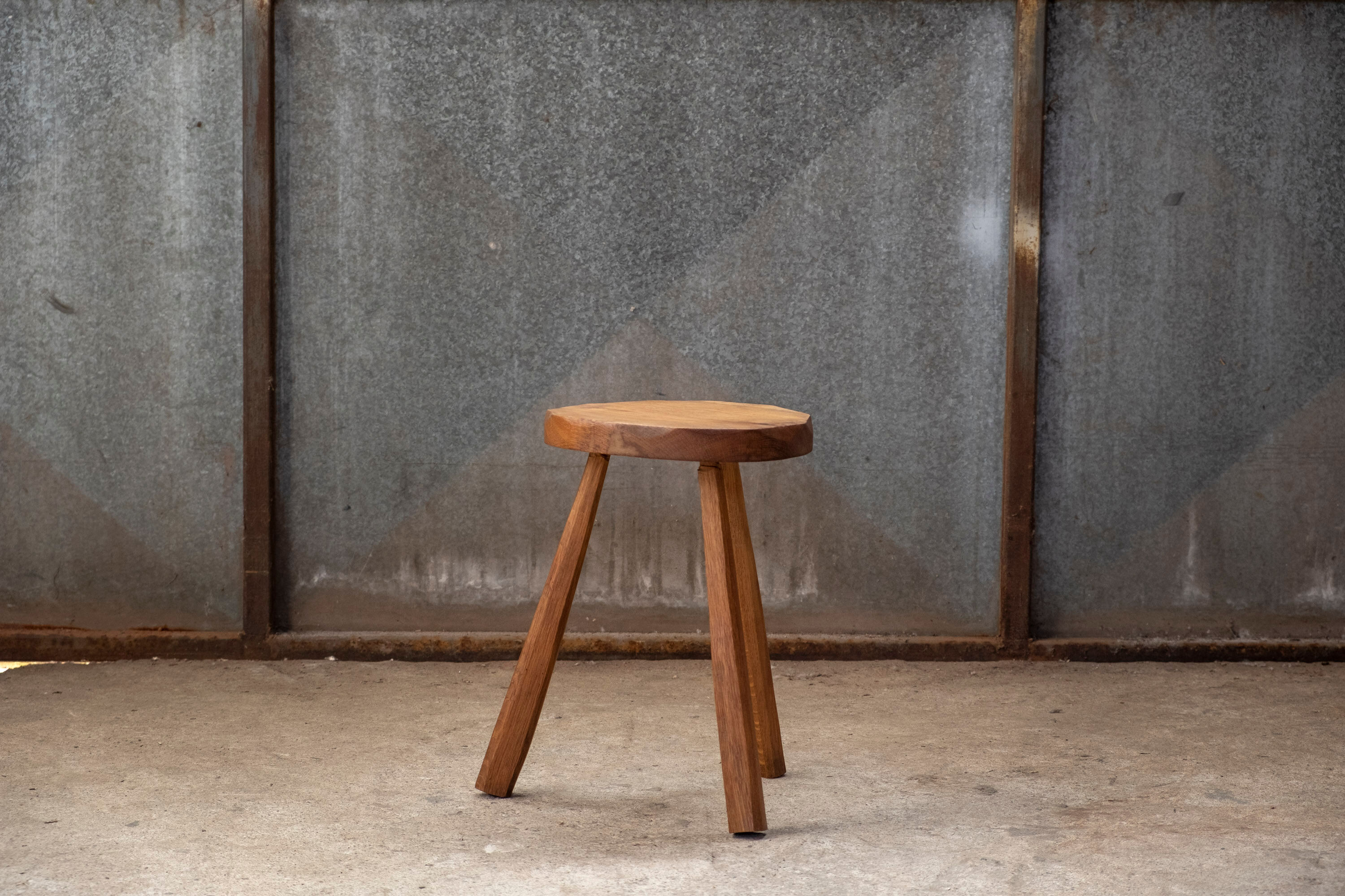 Vintage Stool in Oak