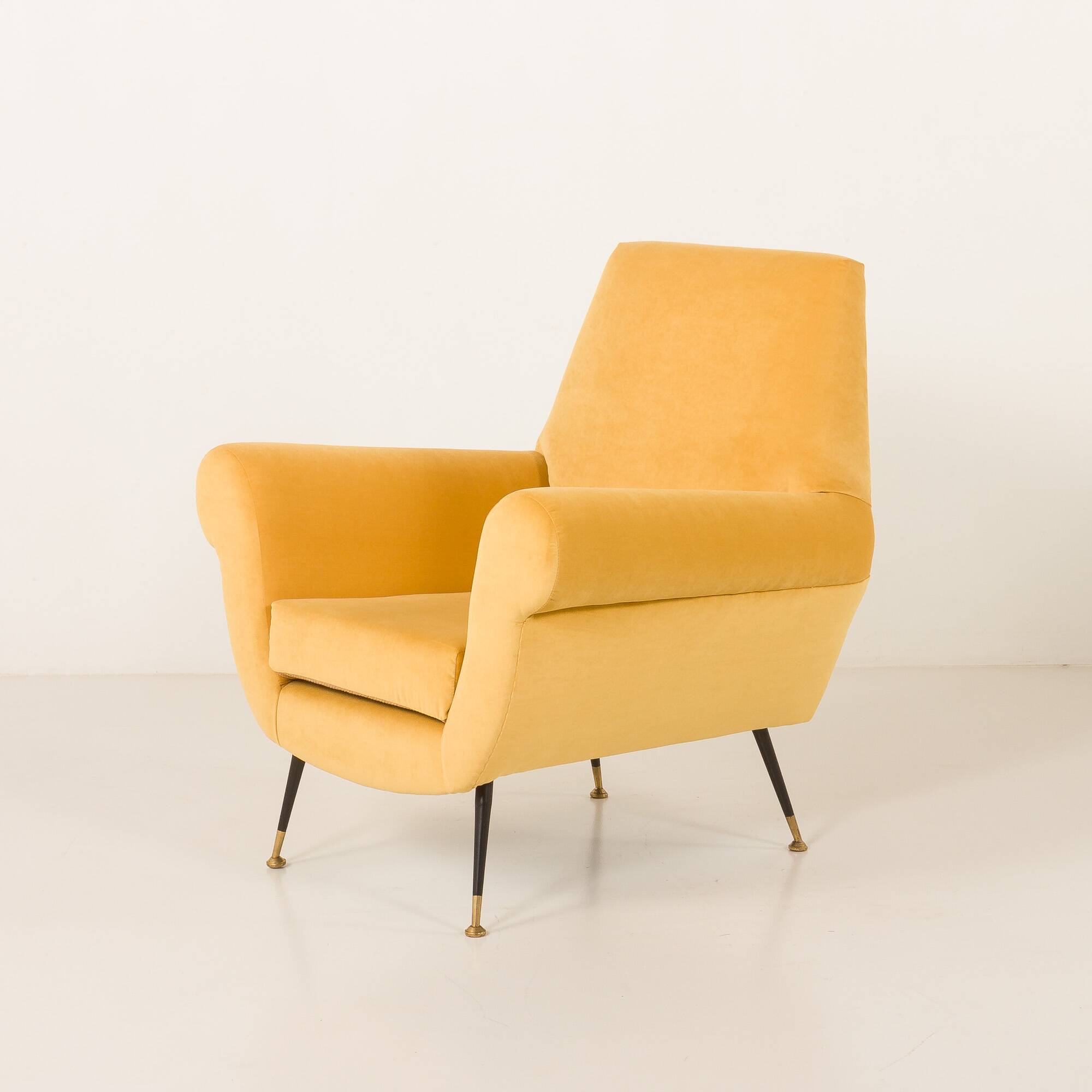 Gigi Radice mid century lounge chair for Minotti, Italy 1950s
