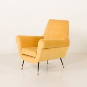 Gigi Radice mid century lounge chair for Minotti, Italy 1950s