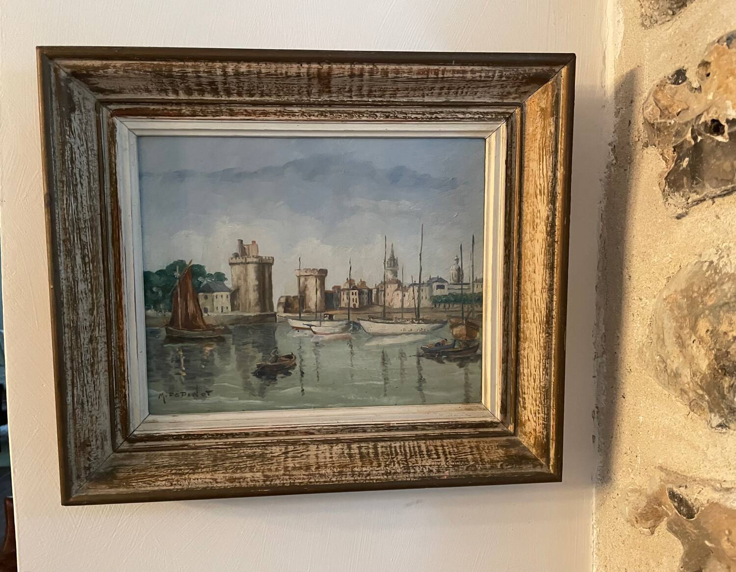 Tableau « La Rochelle » signé
