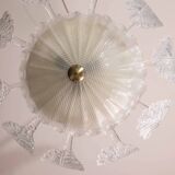 Art Decò, Barovier & Toso Chandelier, Murano Glass, 1950s