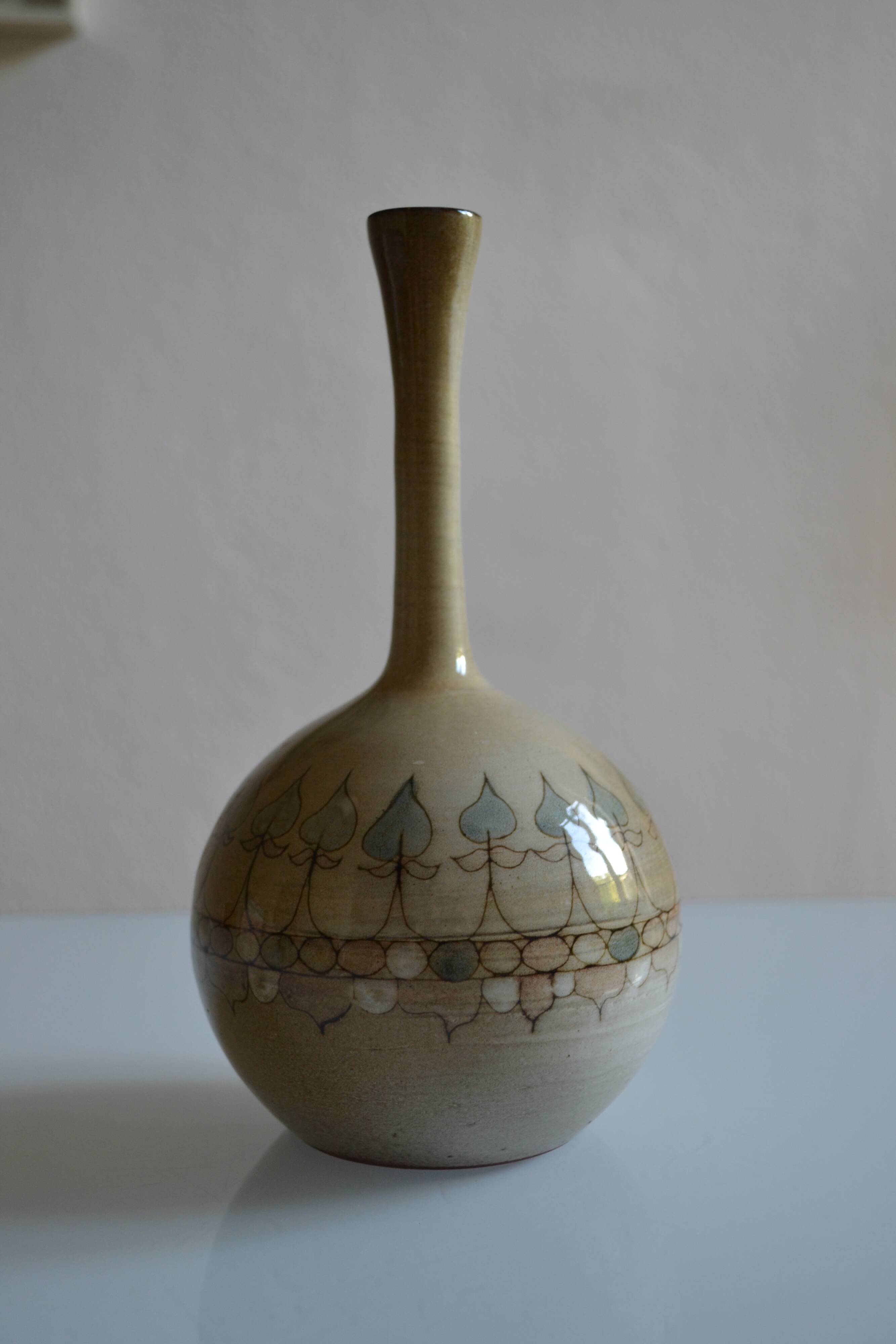 vintage ceramic vase from the 70s 1970