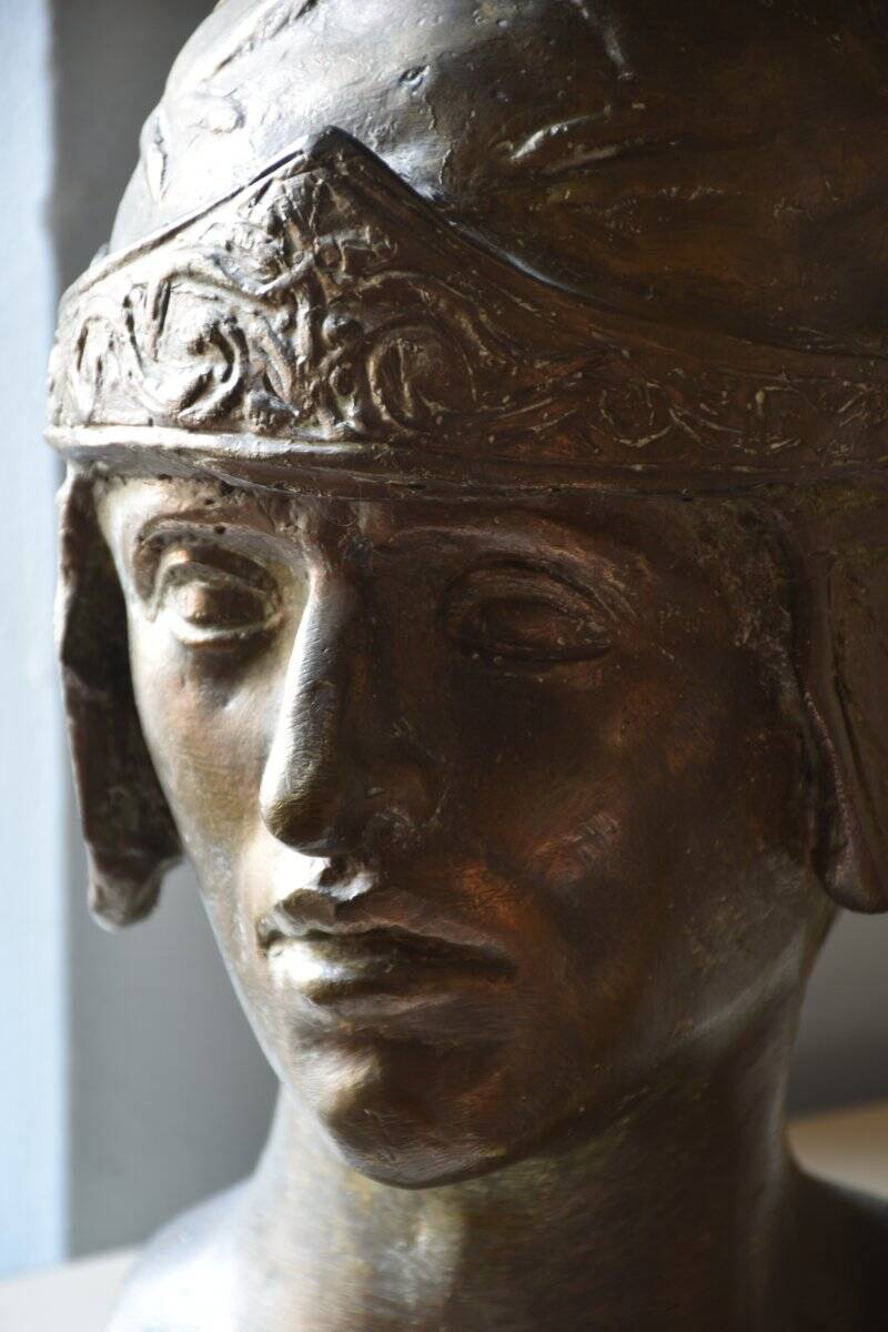 André Tajana (attributed to) Head of a Roman Warrior (1938)