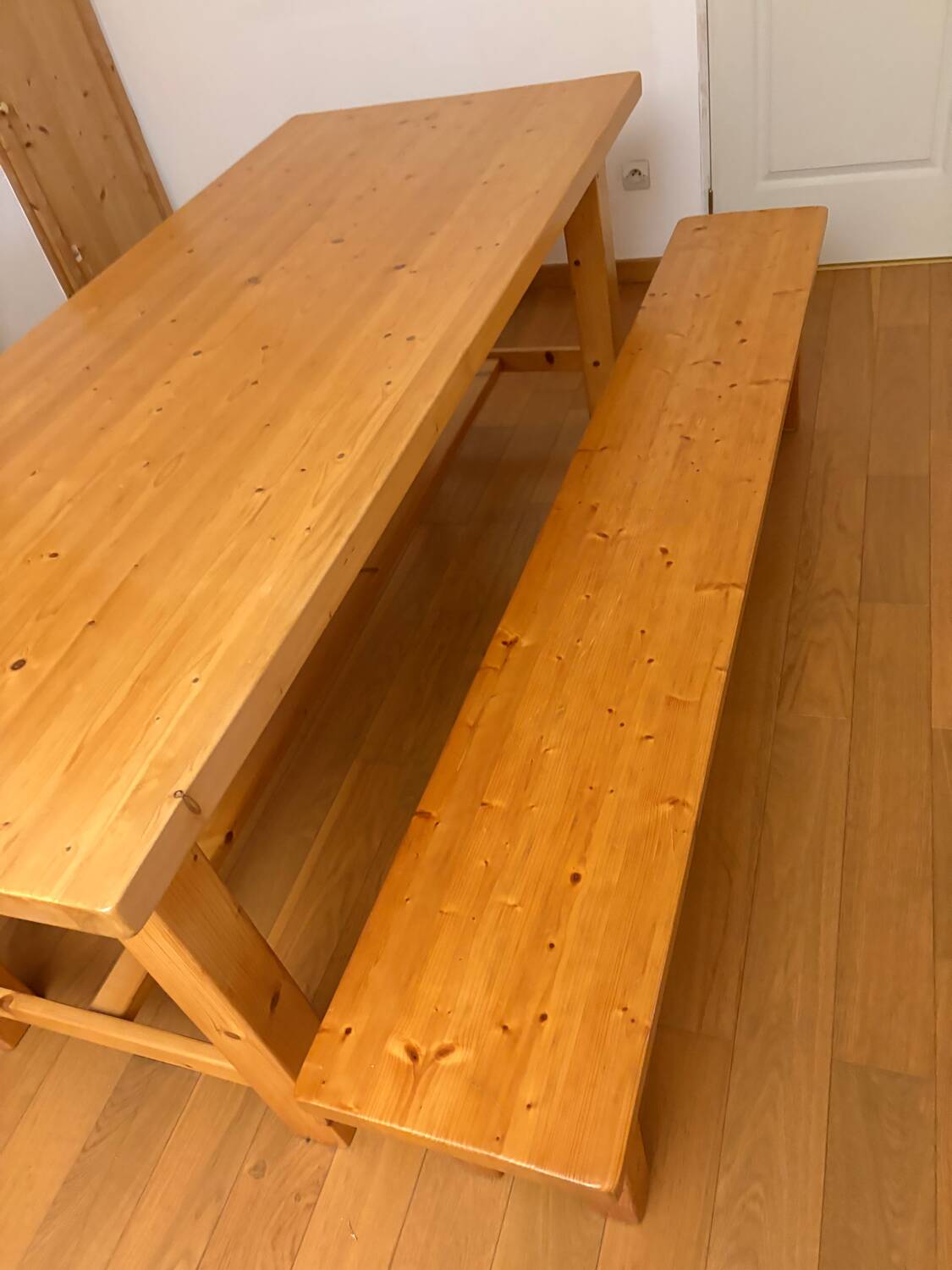 Solid pine table