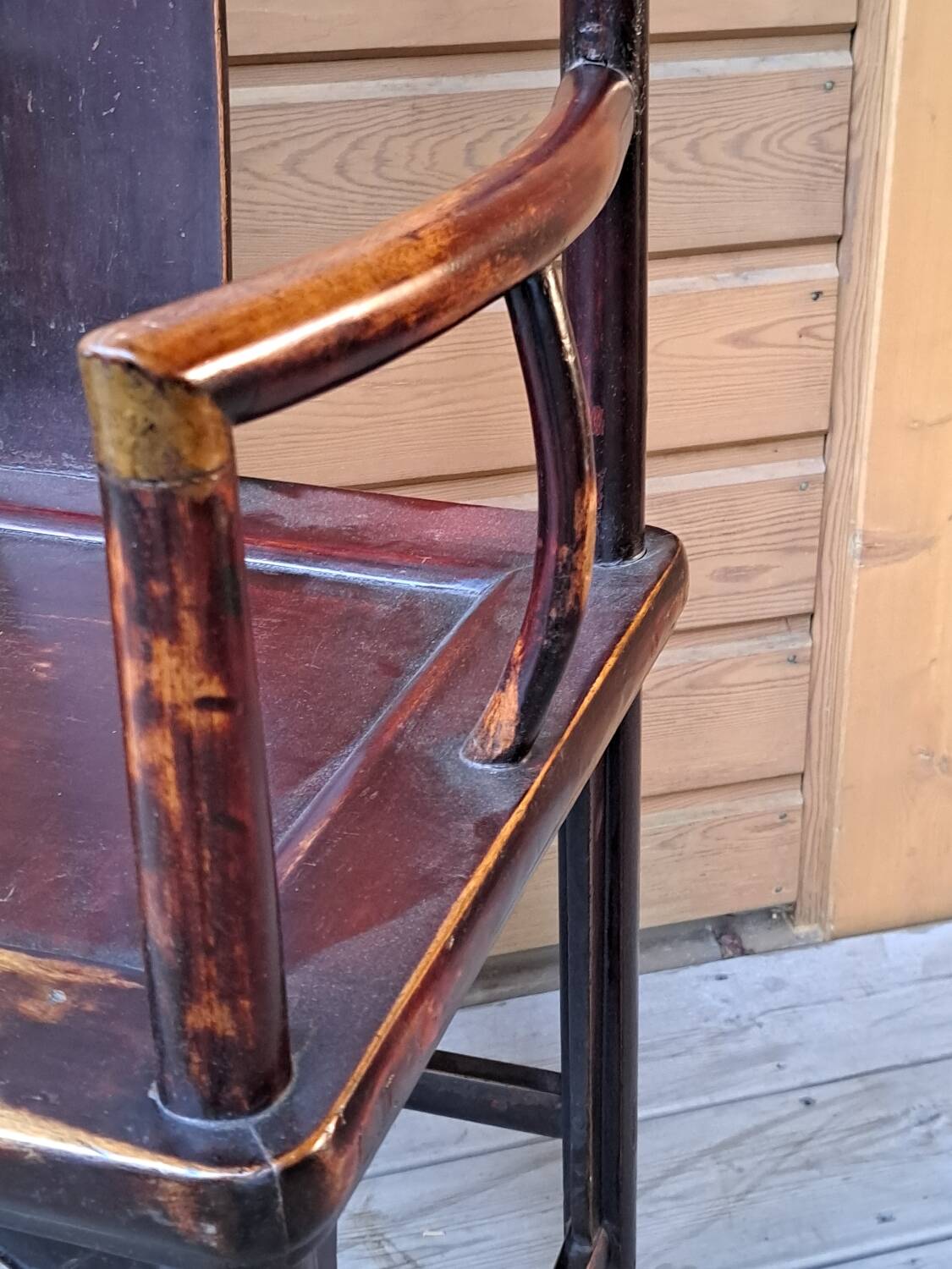 Pair of ancient Asian chairs