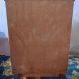 Vintage display cabinet in mahogany veneer