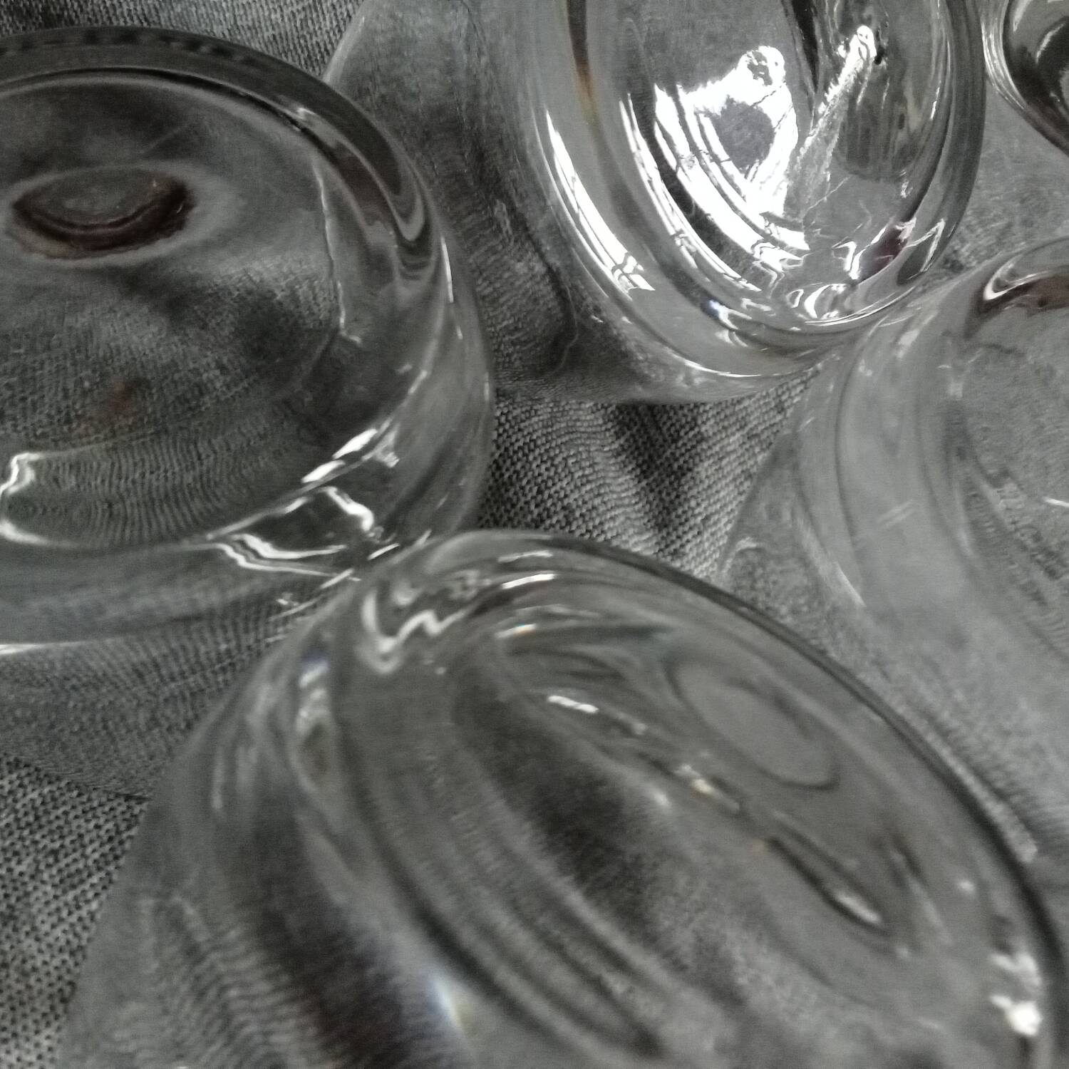 6 spinning top glasses
