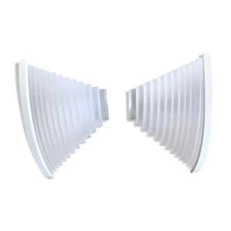 Artemide corner wall lamps by Angelo Mangiarotti