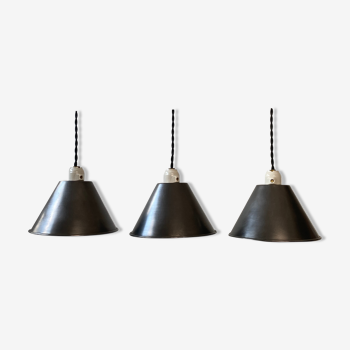 Lot 3 industrial conical steel suspensions