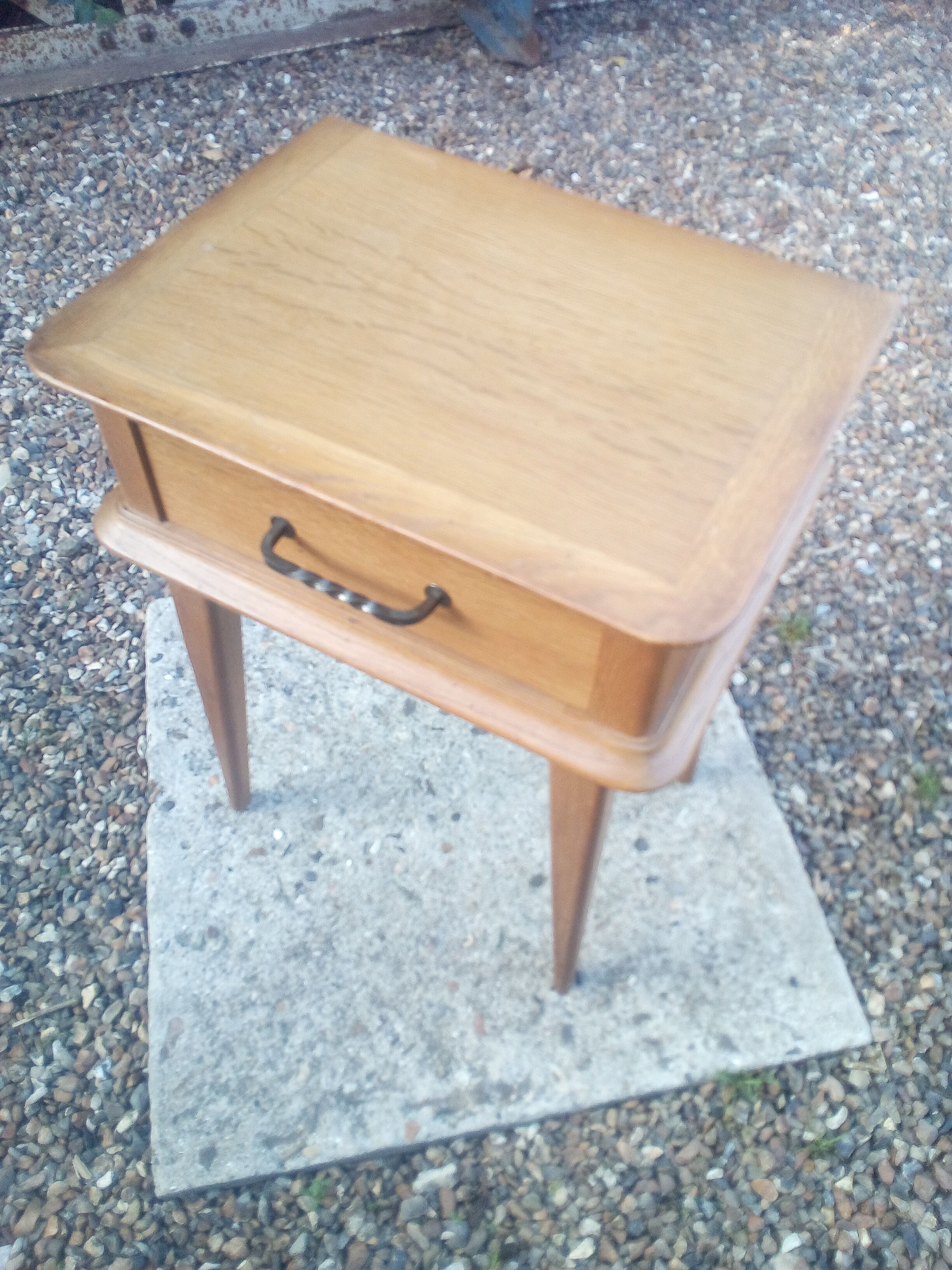 Vintage bedside table