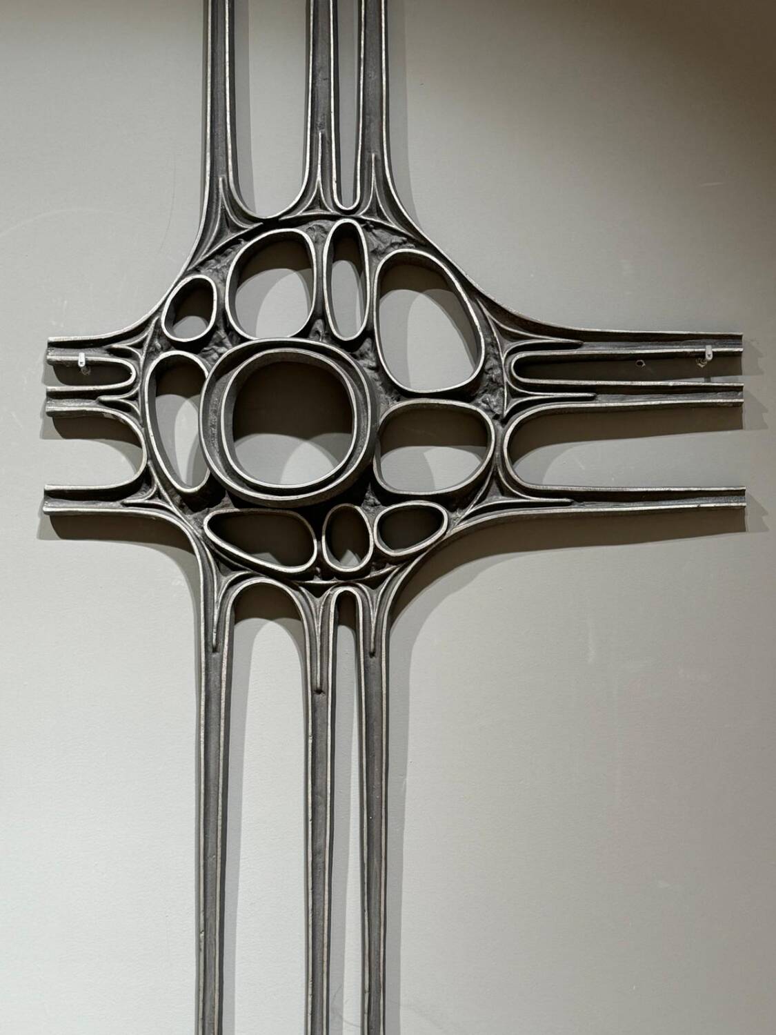 Brutalist wall sculpture from the 1970s