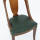 Green leather chair