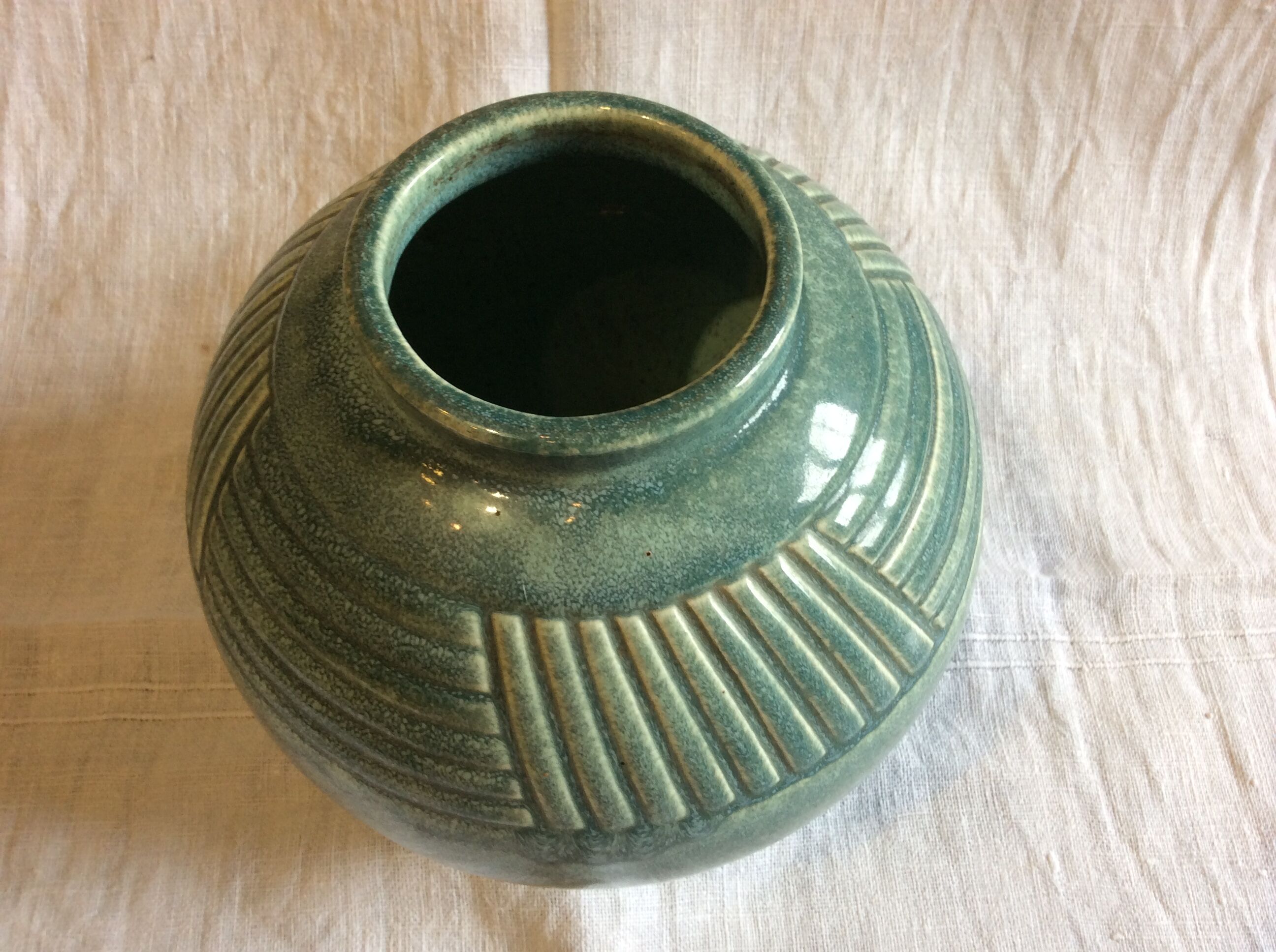 Art Deco vase signed Odyv