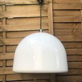 White 70s pendant lamp