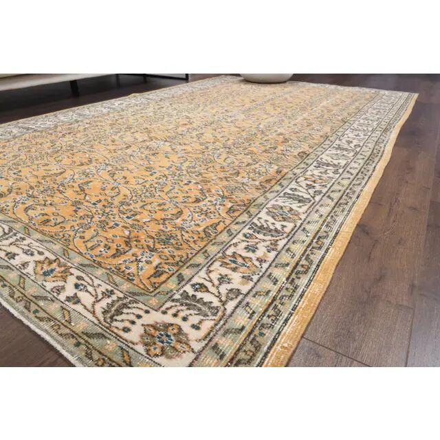 1940s Vintage Turkish Hand-Knotted Area Rug 180x290