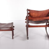 Vintage Design rocking chair design by Angel Pazmino, 1960