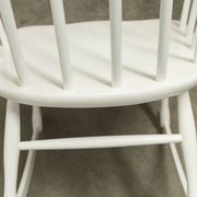 Grandessa rocking chair in white beech by Lena Larsson 1960 for Nesto