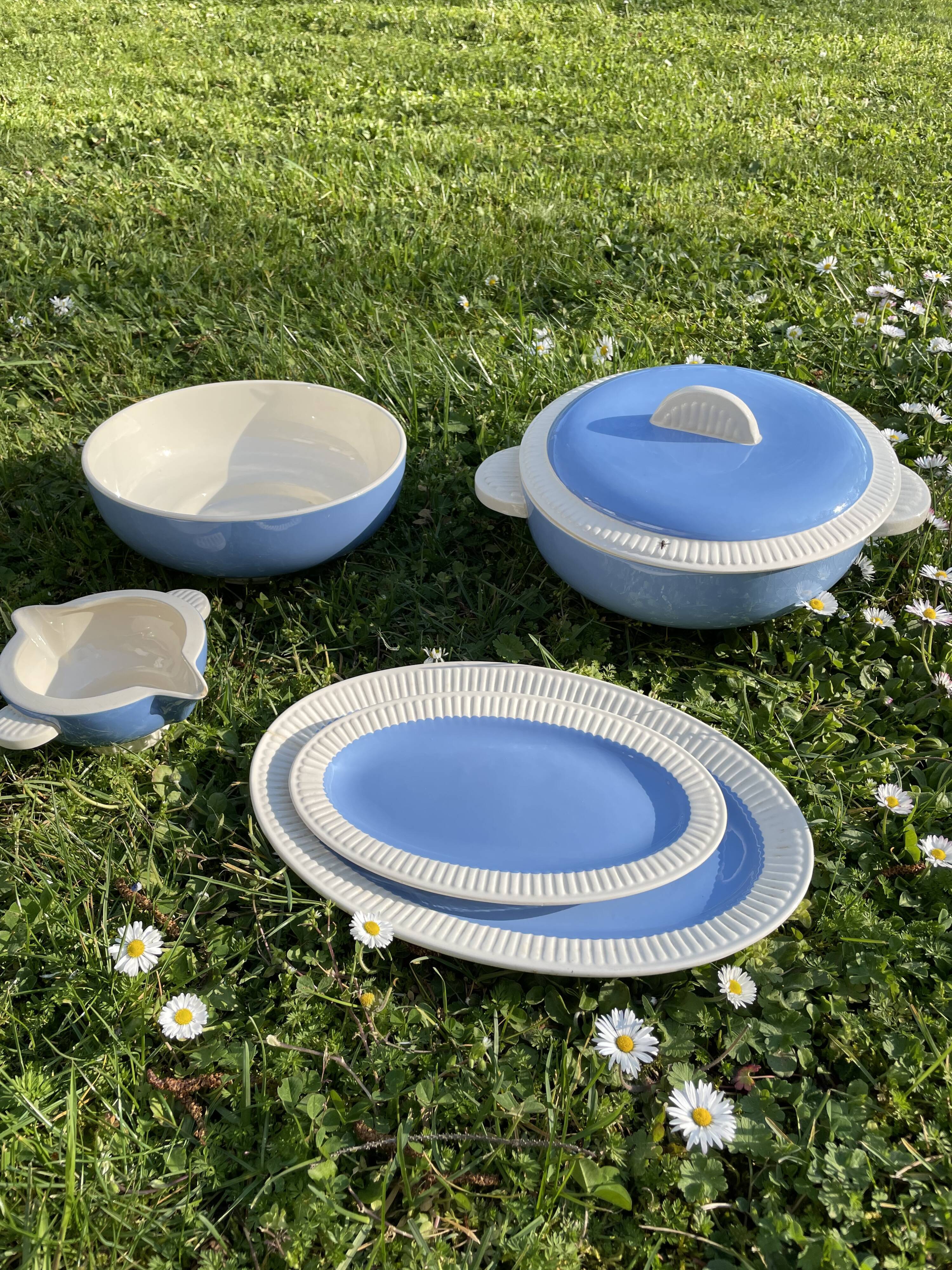 Set service Villeroy and Boch blue Model Lido Year 50