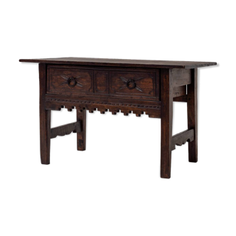 Antique Spanish Console Table, 19th Century