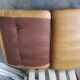 Tawny leather heater