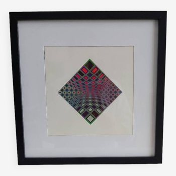 Lithographie  Vasarely  originale