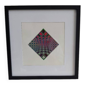 Lithographie  Vasarely  originale