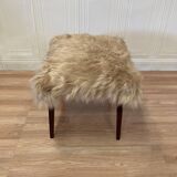 Scandinavian design armchair Aage Christiansen black leather 1950