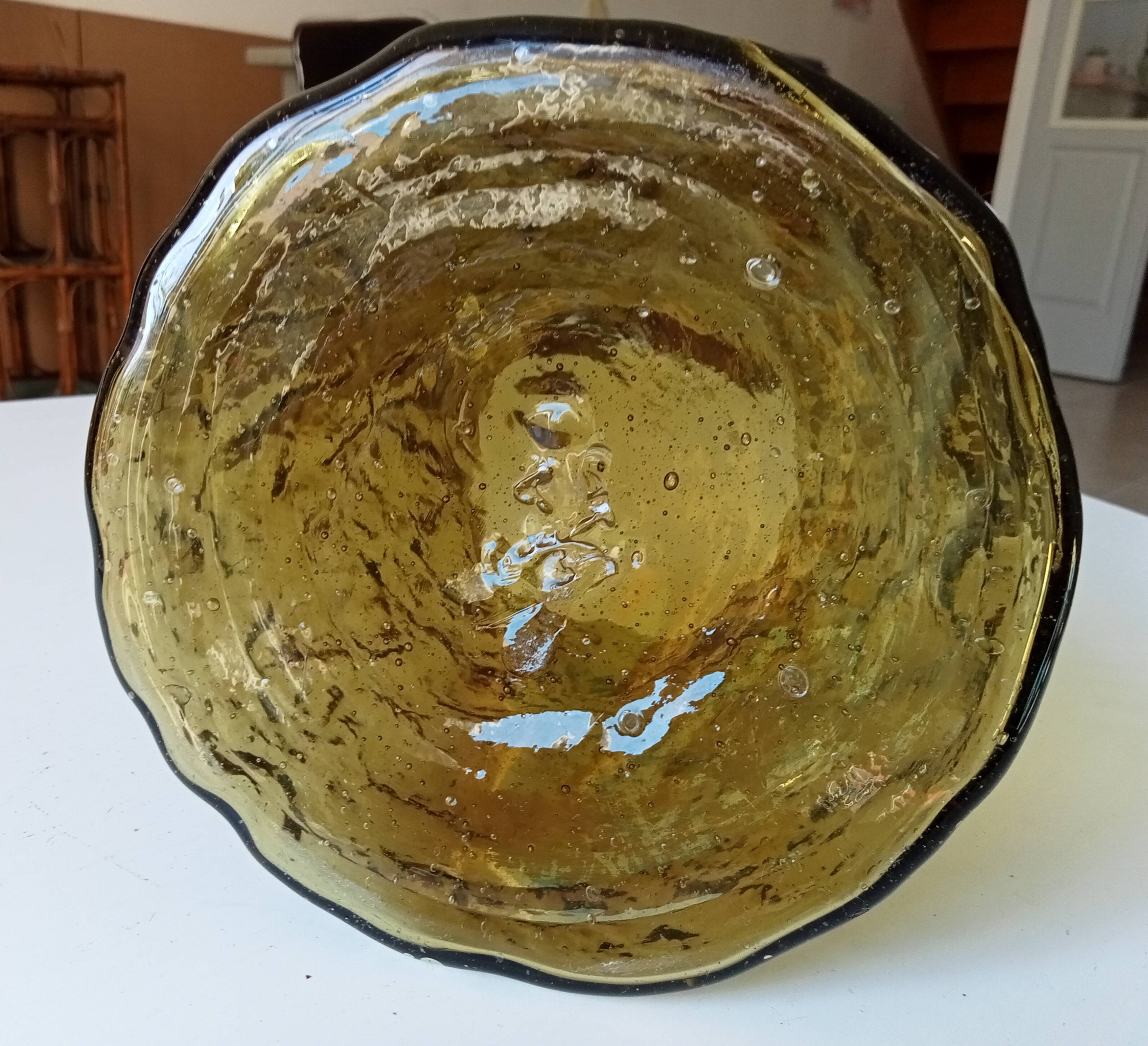 Old blown glass vase