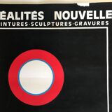 Original exhibition poster by Jean LEPPIEN for the 29th Salon des Réalités nouvelles, 1975
