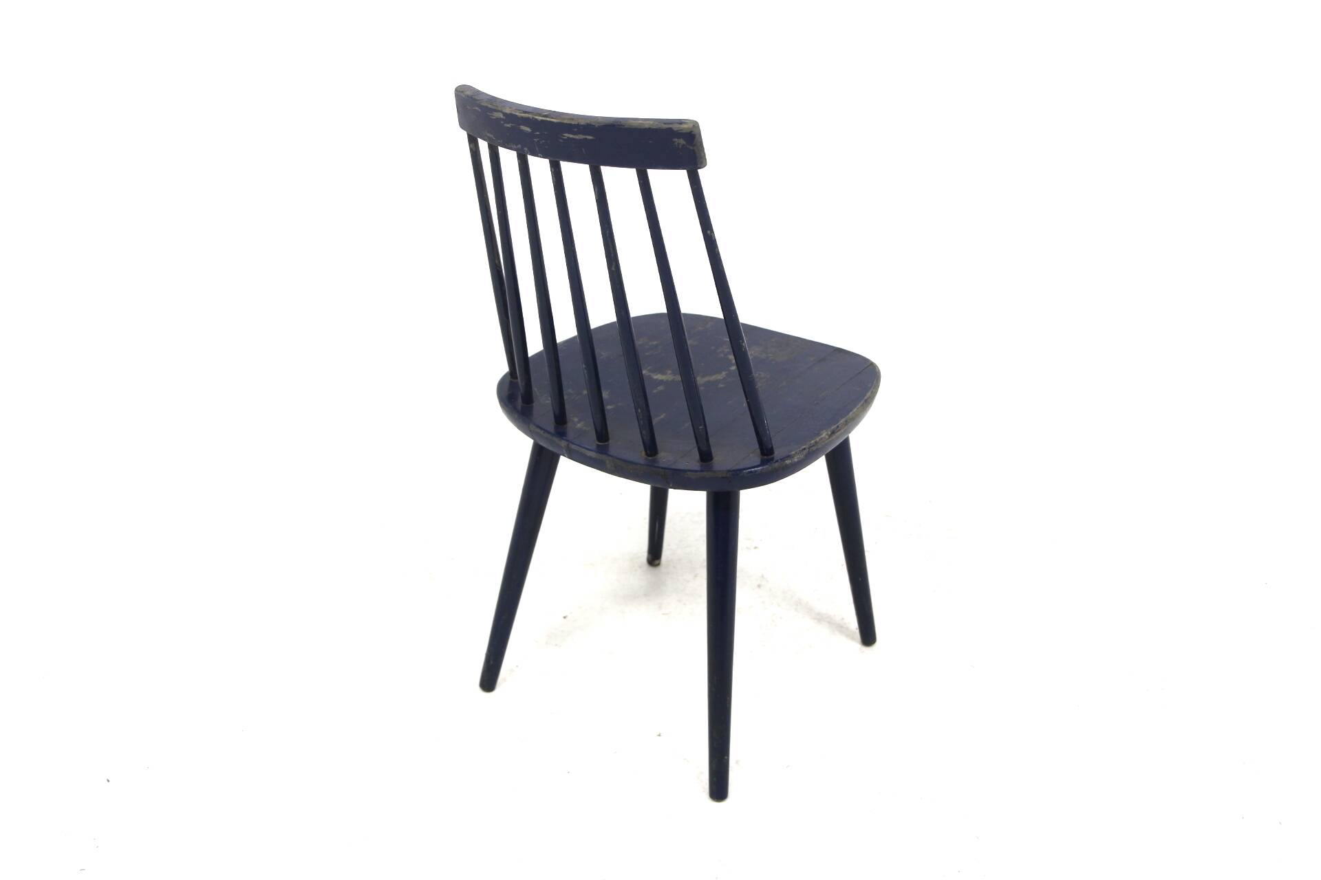 Scandinavian beech chair "Pinnstol", Sweden, 1960