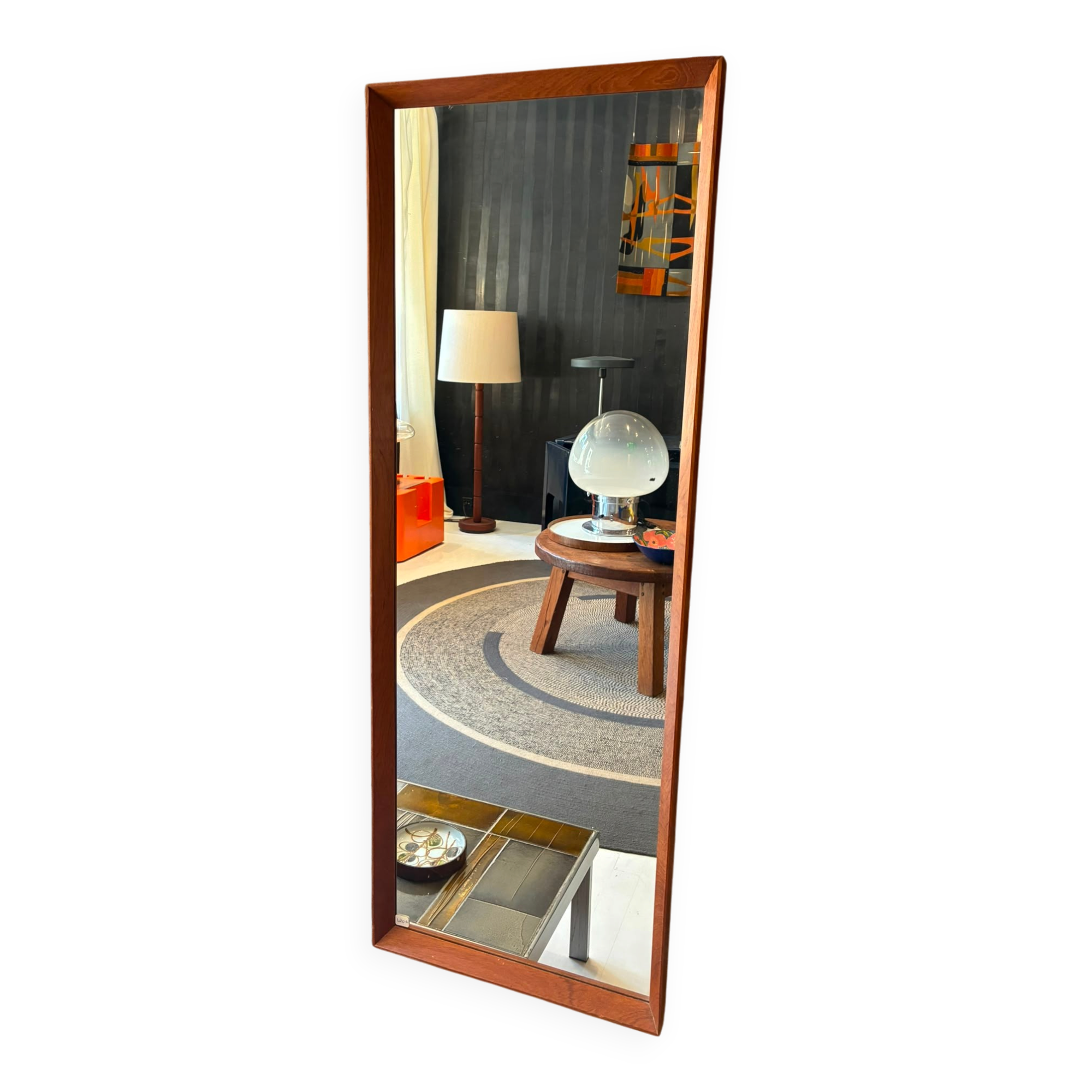 Scandinavian mirror from the 1960s by Aarhus Glasimport and Glassliberi.