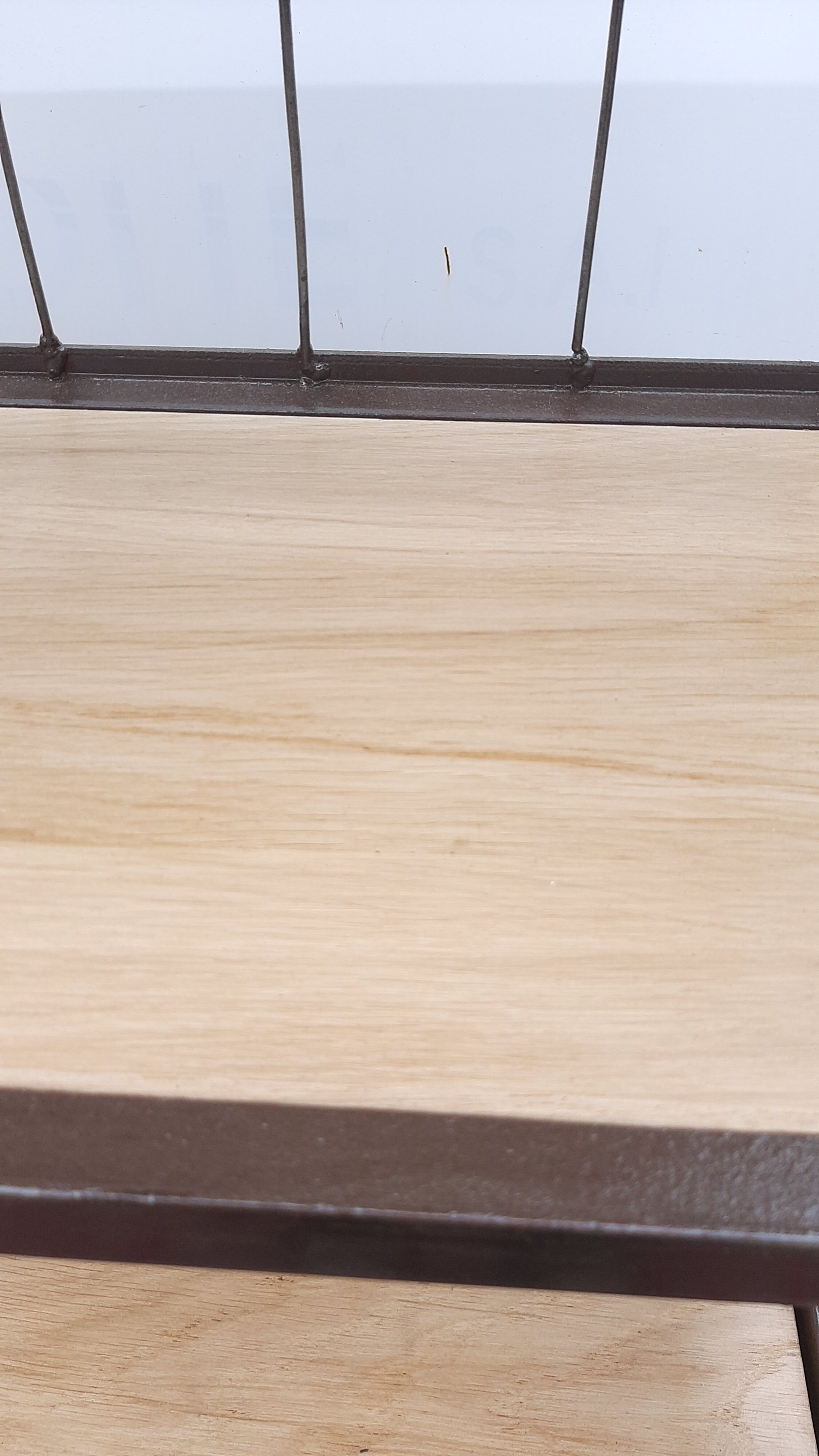Etagère industriel acier et bois