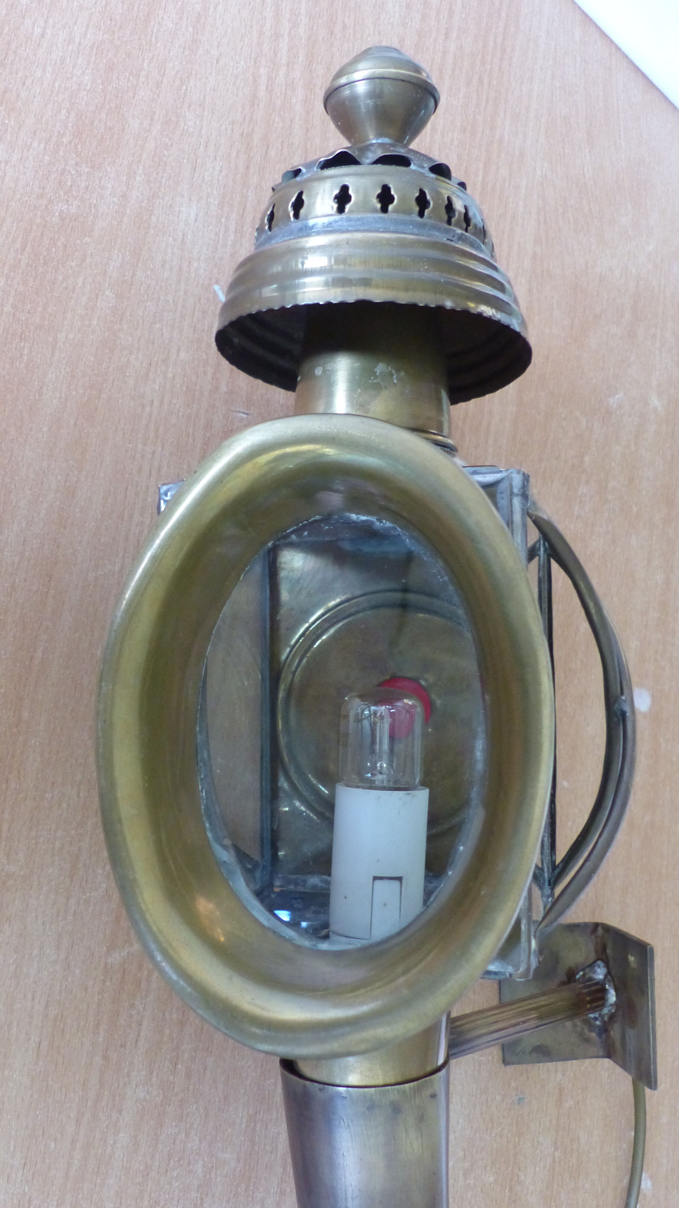 Old carriage lamp
