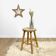 Raw wood stool