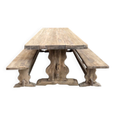 Monastery table and its 2 benches