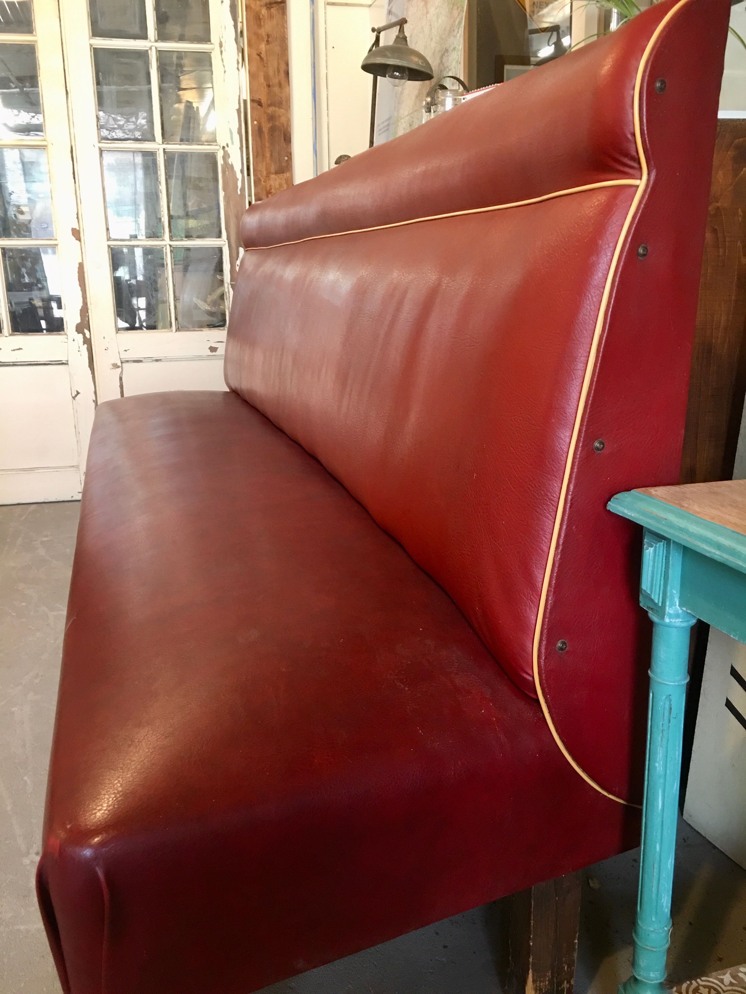 Parisian brasserie bench