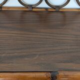 Pair of rattan bedside tables