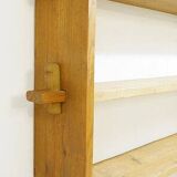 Brutalist shelf in solid wood - 1950s