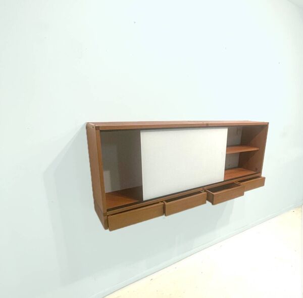 Buffet/Enfilade suspendue Minvielle, France, années 1950