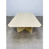 Travertine rectangle coffee table