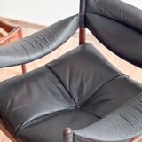 Ensemble danoise avec fauteuil, repose-pieds et table par Kristian Vedel