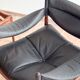 Ensemble danoise avec fauteuil, repose-pieds et table par Kristian Vedel