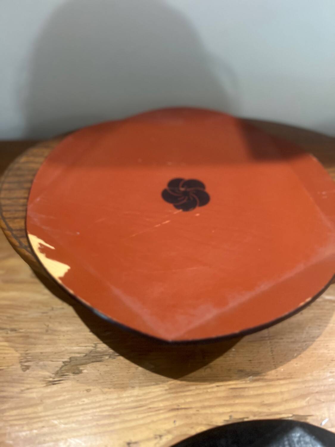 Japanese lacquer tea tray