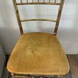 1960s-70s brass Chiavari chair