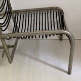 "Bungee" Chaise Longue Design René Herbst for Ecart International