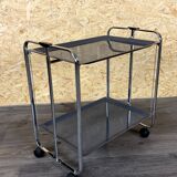 1960s 1970s Serving Cart Dinette Space Age in Metal Plastic