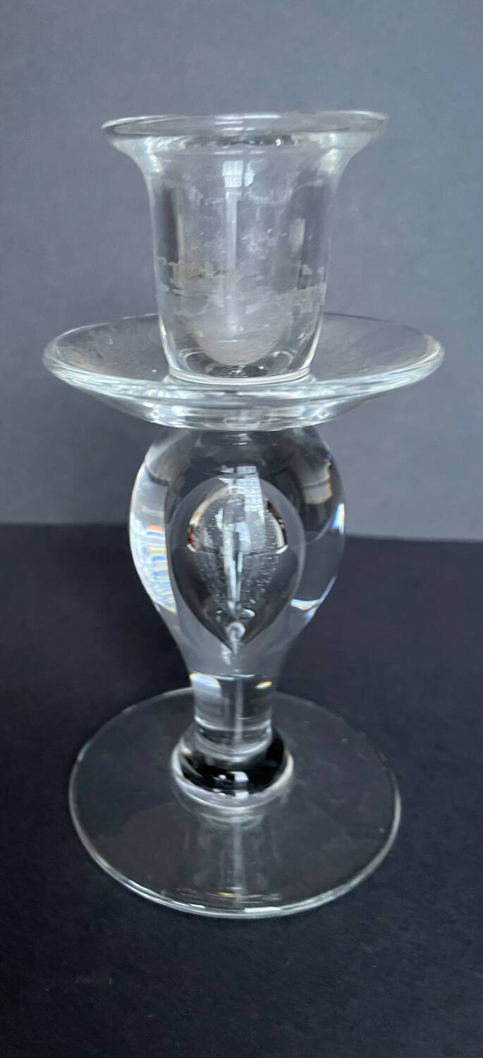 Crystal candlestick from Saint Louis