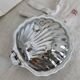 Vintage shell butter dish 1970s