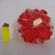 Vintage Italian Red Murano Glass Bowl, 1960s